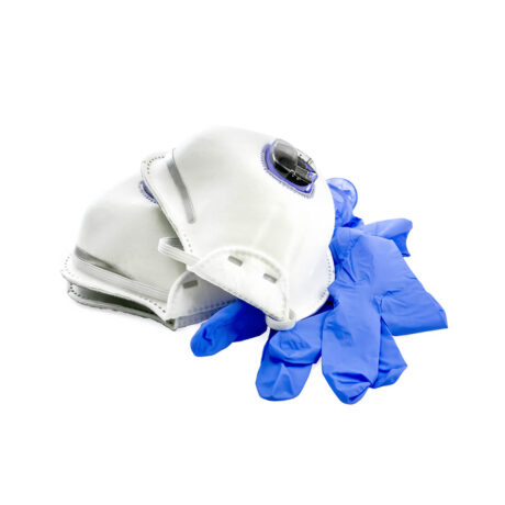 Masks and medical gloves