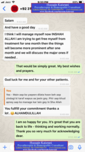 Homeopathic Treatment – Bringing People Back to Life – Feedback