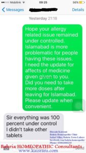 Homeopathic Treatment of Hay Fever and Pollen Allergy related problems