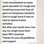 Curing the Chronic Asthmatic Cough with Homeopathic Treatment – A feedback