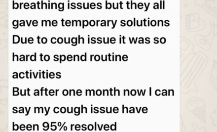 Curing the Chronic Asthmatic Cough with Homeopathic Treatment – A feedback