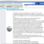 My experience of Online Homeopathic Treatment by Hussain Kaisrani – A Review (Raina Zia)