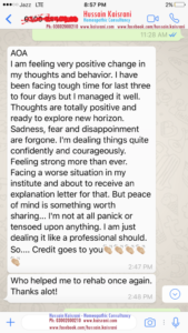 Homeopathic Treatment Helps Professionals to Grow and Glow in their Profession – Feedback