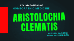 Aristolochia clematitis – Homeopathic Materia Medica | Dr. Hussain Kaisrani