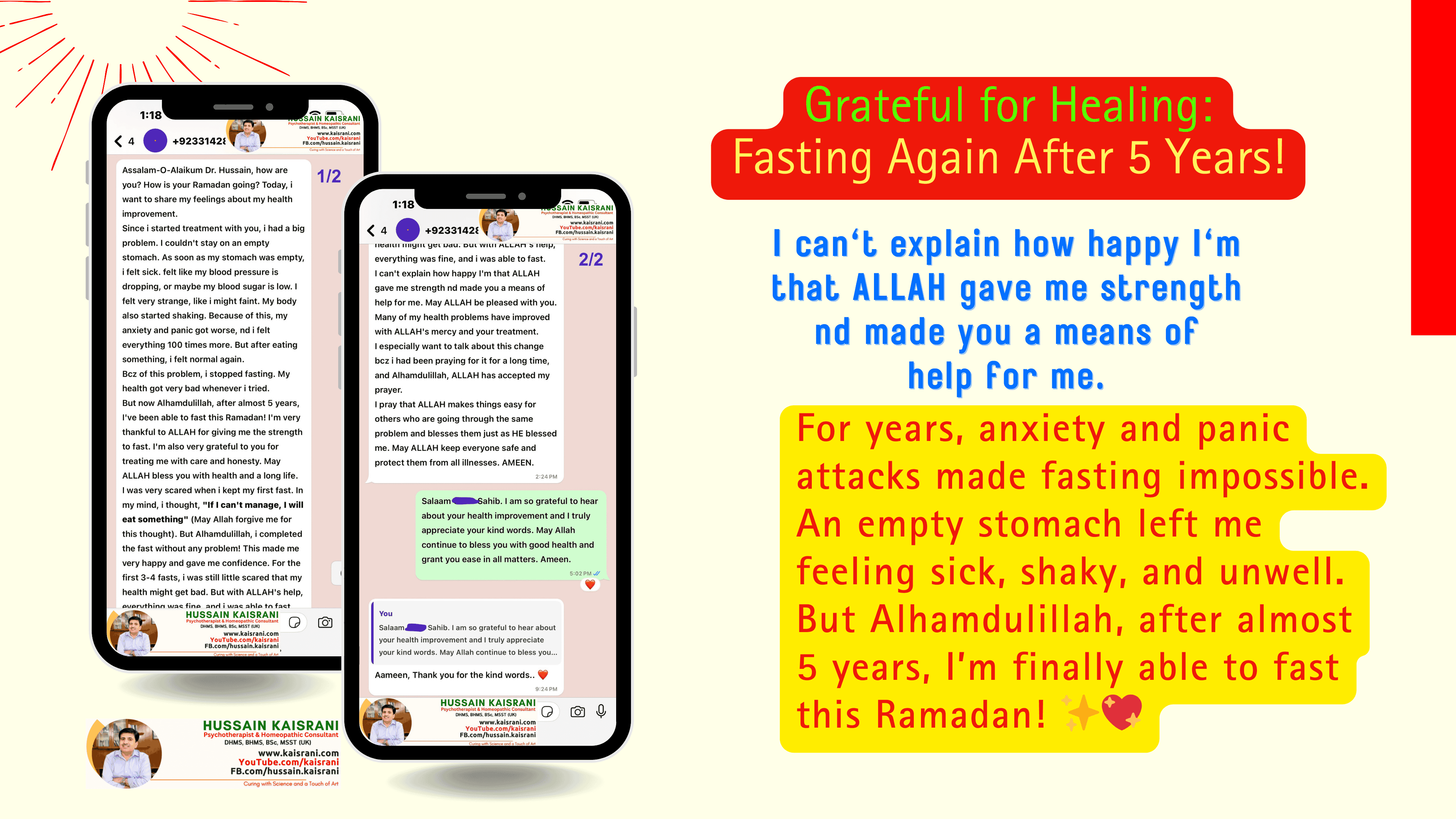 Overcoming Fasting Anxiety, Panic Attacks & Fainting Fear – A Journey to Healing with Homeopathy