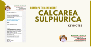 CALCAREA SULPHURICA(Calc-s.) – Keynotes – Homeopathic Medicine