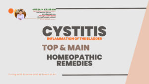 CYSTITIS – Top Main Homeopathic Remedies